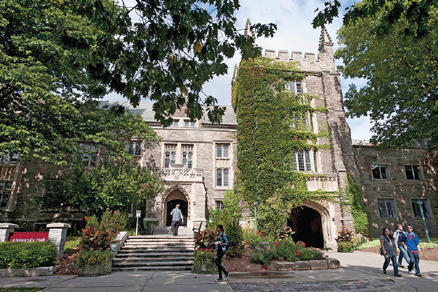 University hall exterior